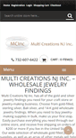 Mobile Screenshot of multicreationsnj.com